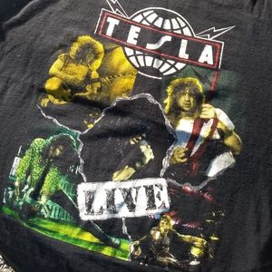 '92 Giant Tag Tesla tour tee